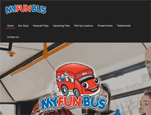 Tablet Screenshot of myfunbus.com